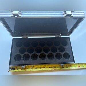 Storage Box Portable Organizer Case Small Aluminum Briefcase W/foam interior 14